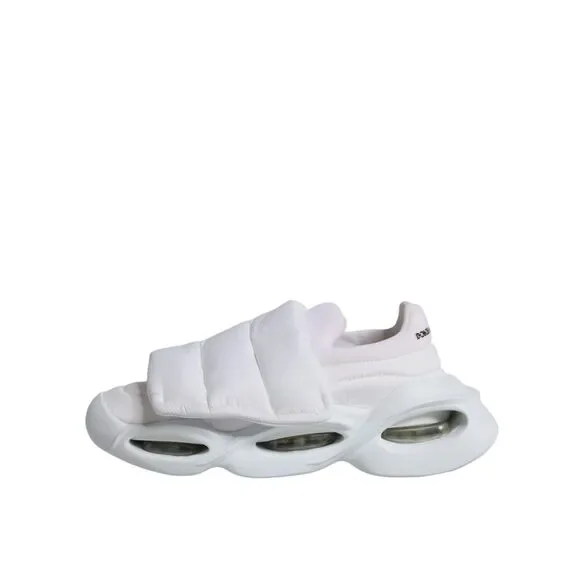 Dolce & Gabbana White Padded Fabric Low Top Sneakers Shoes - Picture 6 of 10